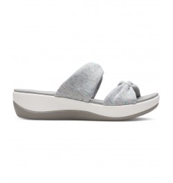 Women's Cloudsteppers Arla Coast Scrunched-Strap Sandals Gray $39.00 Shoes