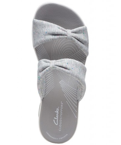 Women's Cloudsteppers Arla Coast Scrunched-Strap Sandals Gray $39.00 Shoes