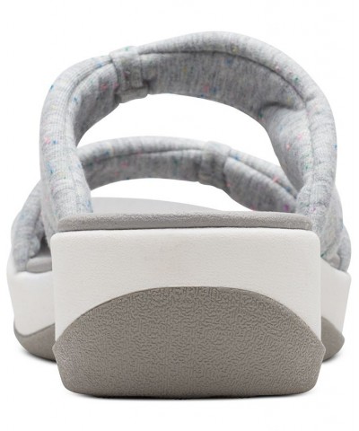 Women's Cloudsteppers Arla Coast Scrunched-Strap Sandals Gray $39.00 Shoes