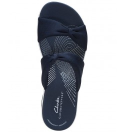 Women's Cloudsteppers Arla Coast Scrunched-Strap Sandals Gray $39.00 Shoes