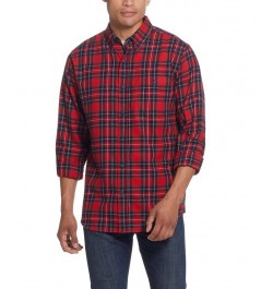 Men's Flannel Long Sleeves Shirt PD02 $14.54 Shirts