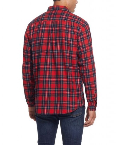 Men's Flannel Long Sleeves Shirt PD02 $14.54 Shirts