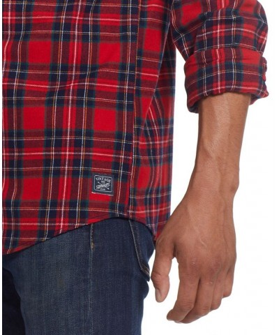 Men's Flannel Long Sleeves Shirt PD02 $14.54 Shirts