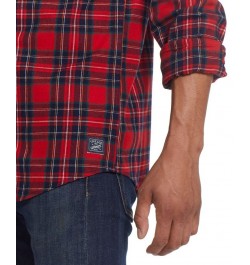 Men's Flannel Long Sleeves Shirt PD02 $14.54 Shirts