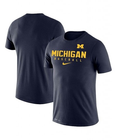 Men's Navy Michigan Wolverines Baseball Legend Performance T-shirt $24.00 T-Shirts