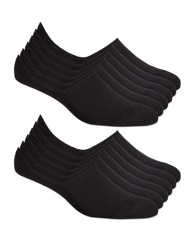 Men's No Show Socks, 12 pack Black $13.44 Socks