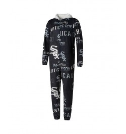 Men's Black Chicago White Sox Windfall Microfleece Union Suit $31.50 Pajama