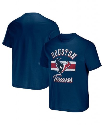 Men's NFL x Darius Rucker Collection by Navy Houston Texans Stripe T-shirt $19.88 T-Shirts