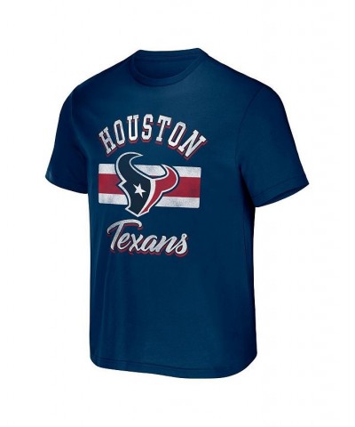 Men's NFL x Darius Rucker Collection by Navy Houston Texans Stripe T-shirt $19.88 T-Shirts