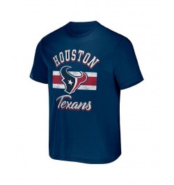 Men's NFL x Darius Rucker Collection by Navy Houston Texans Stripe T-shirt $19.88 T-Shirts