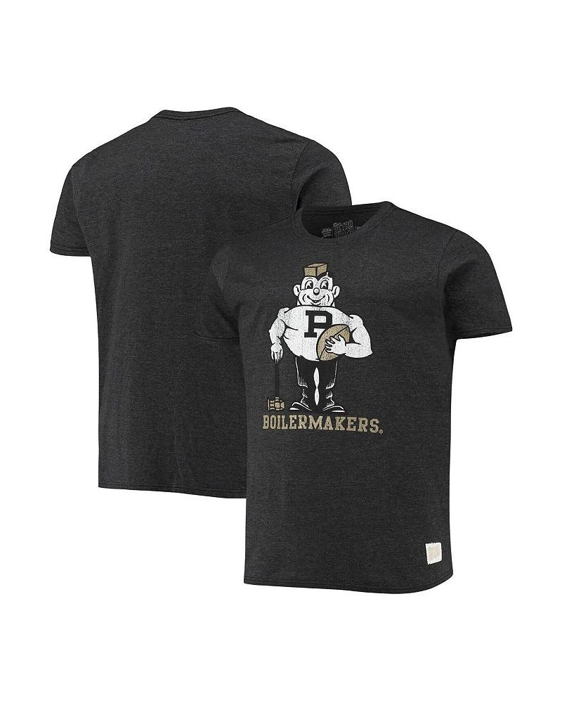 Men's Black Purdue Boilermakers Big and Tall Mock Twist T-shirt $27.49 T-Shirts