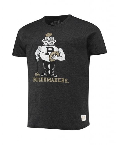 Men's Black Purdue Boilermakers Big and Tall Mock Twist T-shirt $27.49 T-Shirts