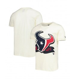 Men's Cream Houston Texans Sideline Chrome T-shirt $22.79 T-Shirts