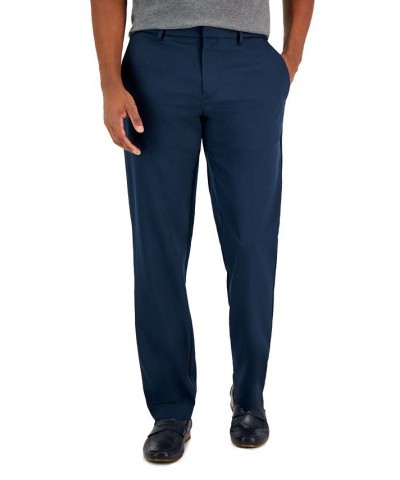 Men's Modern-Fit Twill Pants Blue $17.15 Pants