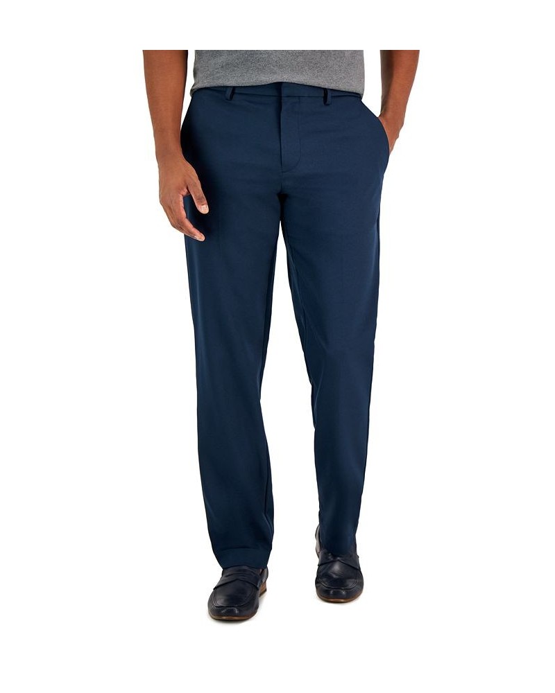 Men's Modern-Fit Twill Pants Blue $17.15 Pants