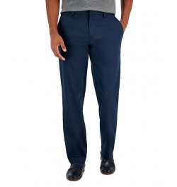 Men's Modern-Fit Twill Pants Blue $17.15 Pants