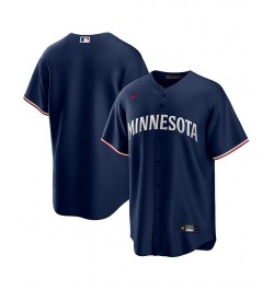 Men's Navy Minnesota Twins Alternate Replica Team Logo Jersey $72.50 Jersey