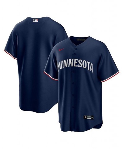 Men's Navy Minnesota Twins Alternate Replica Team Logo Jersey $72.50 Jersey