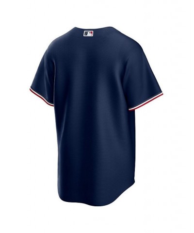 Men's Navy Minnesota Twins Alternate Replica Team Logo Jersey $72.50 Jersey