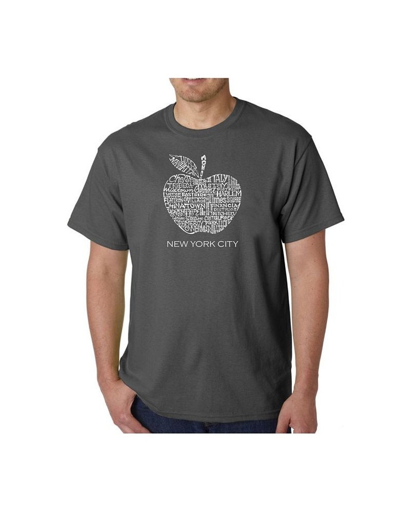 Men's Word Art T-Shirt - Neighborhoods in NYC Gray $18.19 T-Shirts