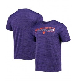 Men's Purple Clemson Tigers Team Velocity Legend Performance T-shirt $20.00 T-Shirts