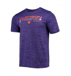 Men's Purple Clemson Tigers Team Velocity Legend Performance T-shirt $20.00 T-Shirts