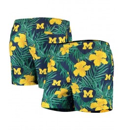 Men's Navy Michigan Wolverines Swimming Trunks $20.50 Swimsuits