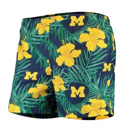 Men's Navy Michigan Wolverines Swimming Trunks $20.50 Swimsuits