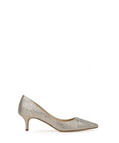 Women's Frenchie Evening Pumps Tan/Beige $54.50 Shoes