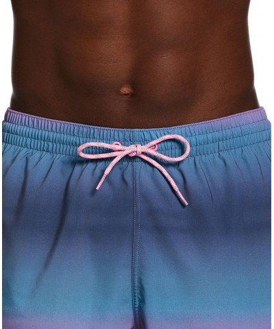 Men's Horizon OmbrÉ Stripe 9" Swim Trunks Blue $28.82 Swimsuits