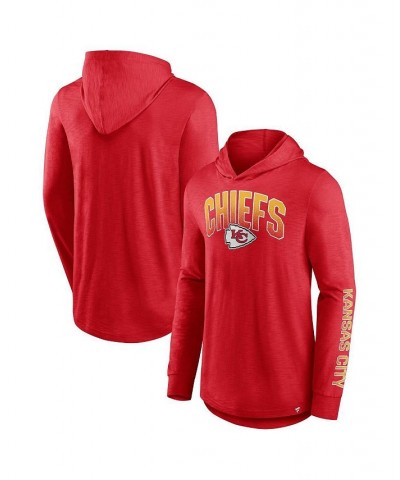 Men's Branded Red Kansas City Chiefs Front Runner Pullover Hoodie $31.20 Sweatshirt