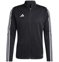 Tiro 23 Slim Fit Reflective Zip-Front Three-Stripe Training Jacket Black/gold $37.10 Jackets