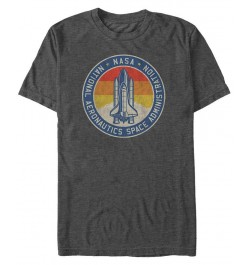 NASA Men's National Aeronautics Space Administration Short Sleeve T-Shirt Gray $19.24 T-Shirts