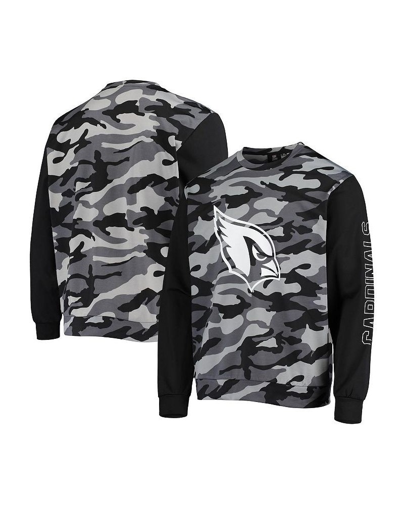 Men's Black Arizona Cardinals Camo Long Sleeve T-shirt $30.80 T-Shirts