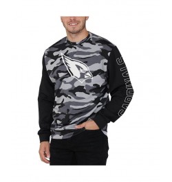 Men's Black Arizona Cardinals Camo Long Sleeve T-shirt $30.80 T-Shirts