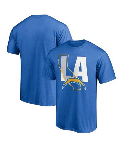 Men's Branded Powder Blue Los Angeles Chargers Hometown Collection 1st Down T-shirt $15.50 T-Shirts