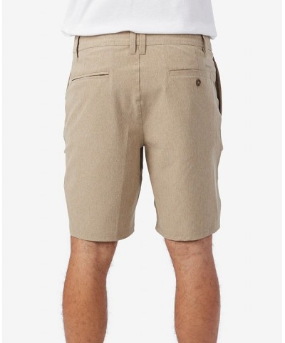 Men's Reserve Heather 19" Hybrid Shorts Tan/Beige $27.30 Shorts