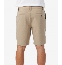 Men's Reserve Heather 19" Hybrid Shorts Tan/Beige $27.30 Shorts