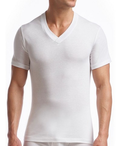 Men's Supreme Cotton Blend V-Neck Undershirts, Pack of 2 White $27.06 Undershirt