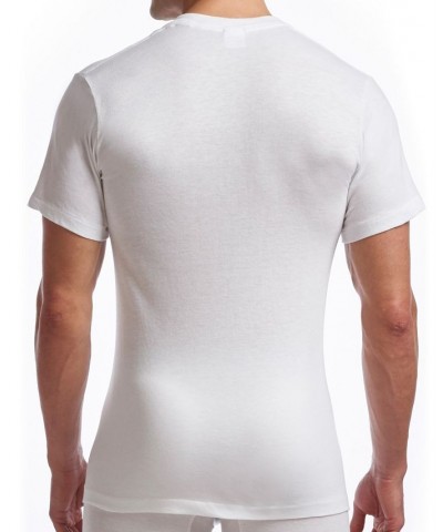 Men's Supreme Cotton Blend V-Neck Undershirts, Pack of 2 White $27.06 Undershirt