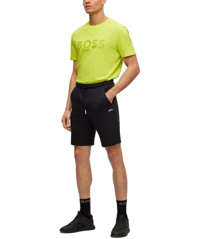 BOSS Men's Crew-Neck Cotton Jersey Logo Print T-shirt Green $34.32 T-Shirts