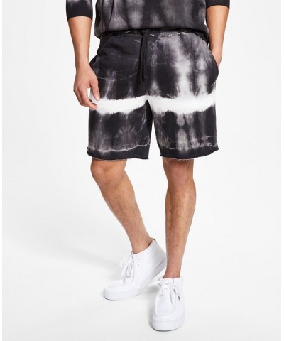 Men's Shibori Shorts Gray $15.92 Shorts