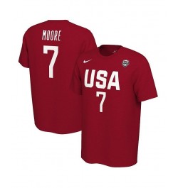 Men's Maya Moore Red Women's USA Basketball Name Number T-shirt $20.70 T-Shirts