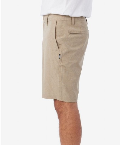 Men's Reserve Heather 19" Hybrid Shorts Tan/Beige $27.30 Shorts