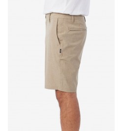 Men's Reserve Heather 19" Hybrid Shorts Tan/Beige $27.30 Shorts