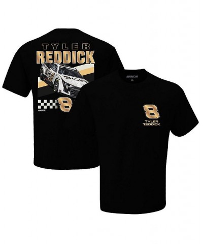 Men's Checkered Flag Black Tyler Reddick 3CHI Front Runner T-shirt $17.10 T-Shirts