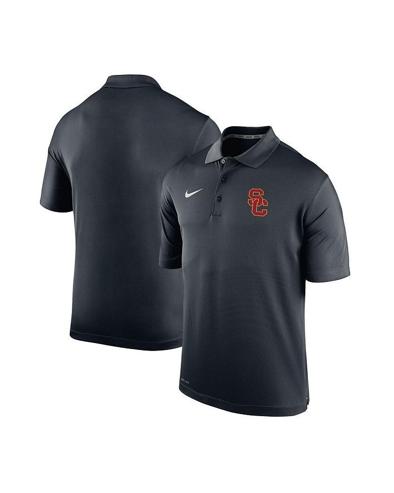 Men's Black USC Trojans Big and Tall Primary Logo Varsity Performance Polo Shirt $41.59 Polo Shirts