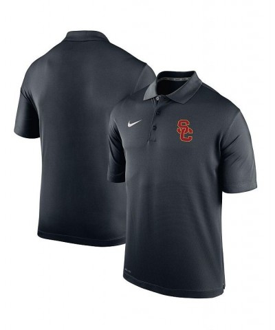 Men's Black USC Trojans Big and Tall Primary Logo Varsity Performance Polo Shirt $41.59 Polo Shirts