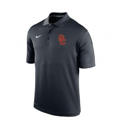 Men's Black USC Trojans Big and Tall Primary Logo Varsity Performance Polo Shirt $41.59 Polo Shirts