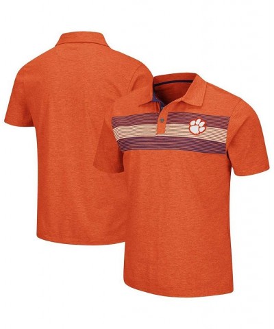 Men's Orange Clemson Tigers Logan Polo Shirt $25.99 Polo Shirts